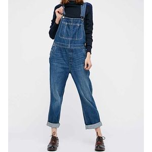 Free People boyfriend overalls